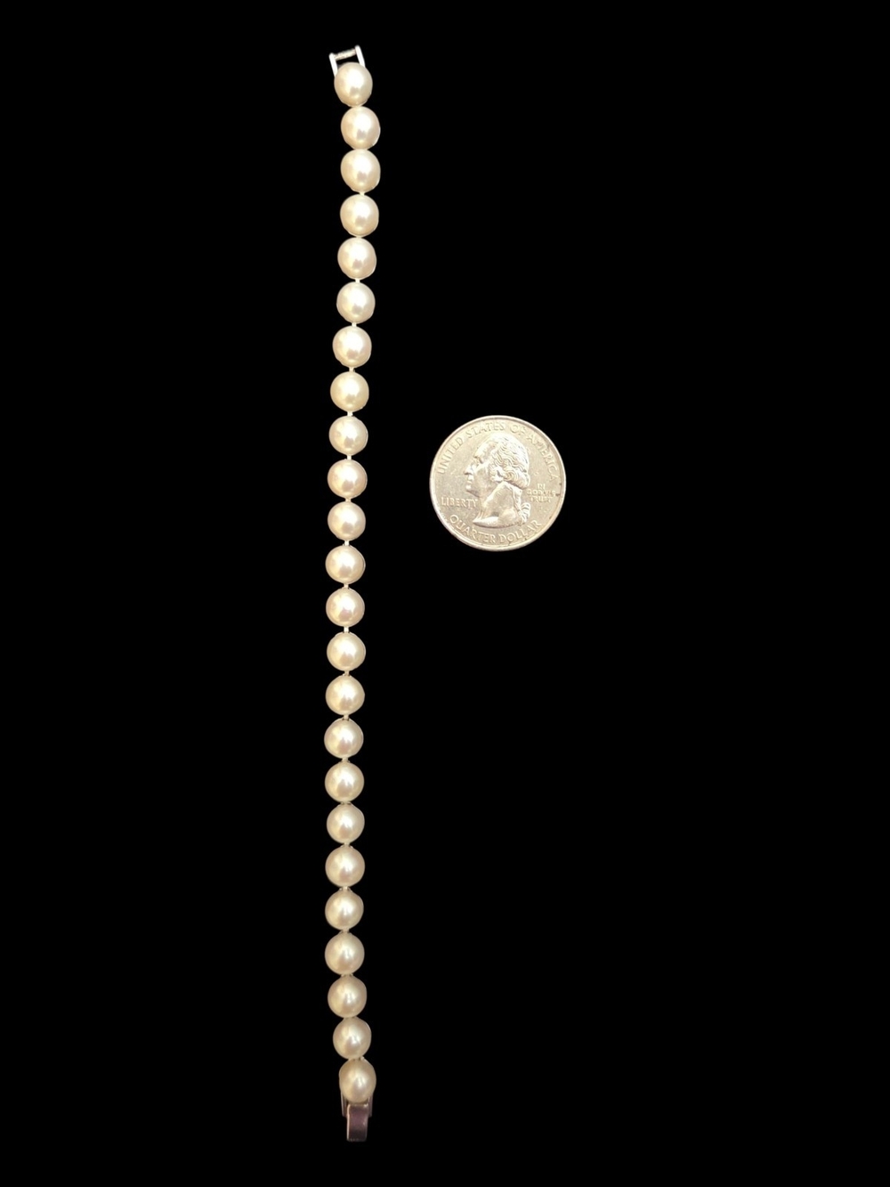 Honora 925 Sterling Silver Cultured Pearl Link Bracelet 7.5"